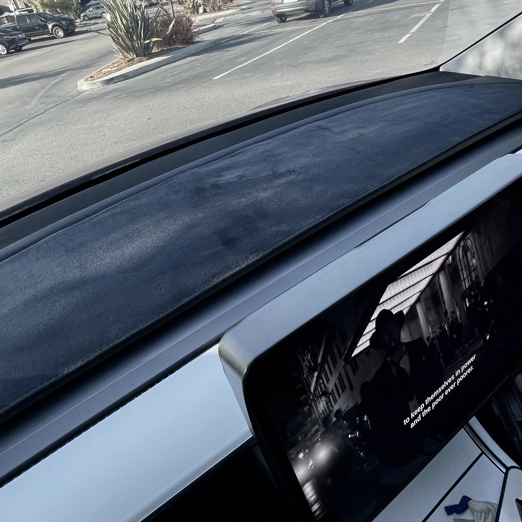 OKATOR Auto Armaturenbrett Abdeckung Matte Auto Dashboard Abdeckung Pad  Dash Matte Für Tesla Model 3 Model Y 2017-2021 2022 2023 Dash Matte  Sonnenschirm Teppich Zubehör (Farbe : 2): : Auto & Motorrad