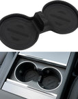 Model SX3Y Dual Cup Holder Liner with Easy Grab Handle - Black