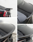 2024+ | Model 3 Blade Spoiler Abs Plastic - Hydro Carbon Fiber Coated