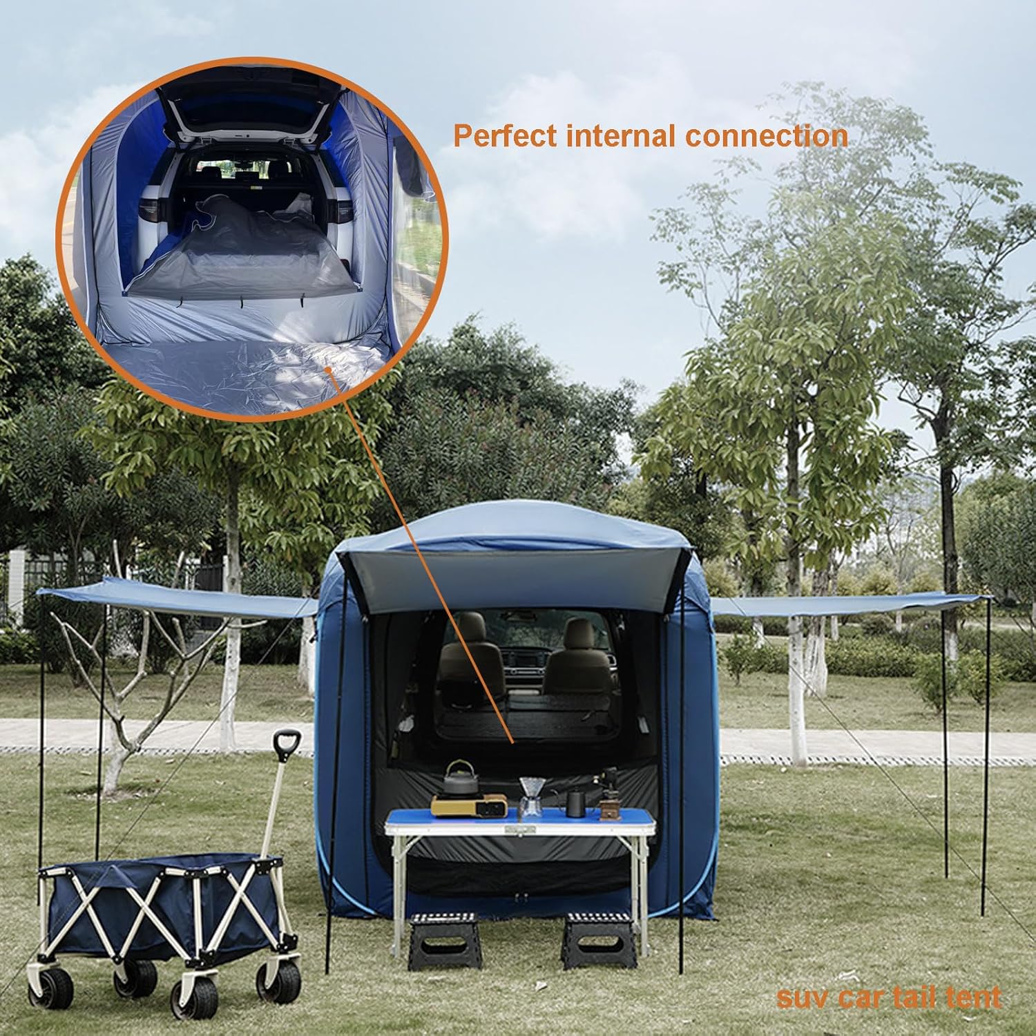 Model S3XY &amp; CT Tesla Camping Tent - Blue