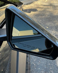 Cybertruck Side View Mirror Cap Overlays - Real Dry Molded Carbon Fiber