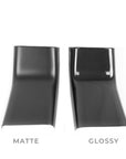 Model 3 & Y Backseat Center Console Base Overlay - Real Molded Carbon Fiber