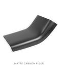 Model 3 & Y Backseat Center Console Base Overlay - Real Molded Carbon Fiber