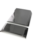 Cybertruck Center Console Armrest & Rear Display Overlay Kit (2 Pieces) - Real Molded Carbon Fiber