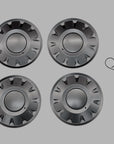 2024+| Model 3 18" Photon Center Wheel Hubs in Wheel Matching Grey  (Set of 4)