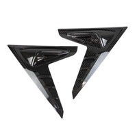 Model 3 & Y Full Cover Turn Signal Cap & Fender Accent Flares ( 1 Pair ) - Carbon Fiber Coated Variety
