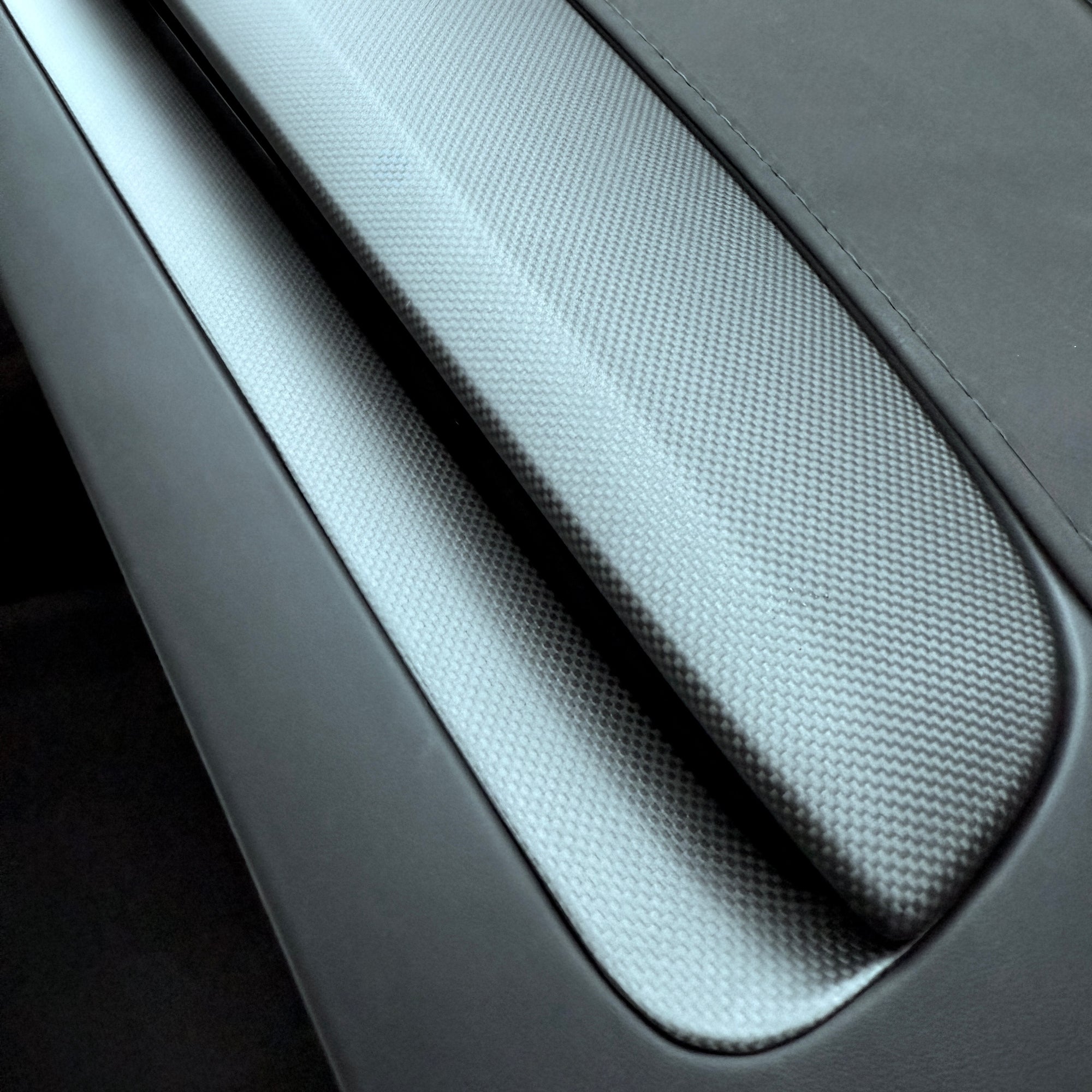 2024+ | Model 3 Plain Weave (Performance Look) Full Interior Carbon Fiber Kit Bundles (20 Pieces) - Real Dry Molded Carbon Fiber