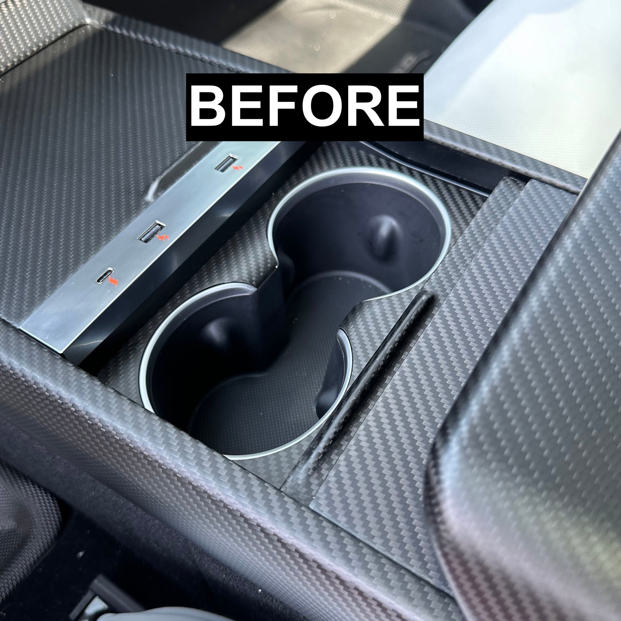 2024+ | Model 3 Front Seat Dual Cup Holder Liner - Variety*