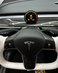 Model 3 & Y Dashboard Round Cluster Display - Mini Style