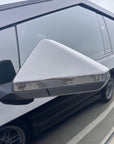 Cybertruck Side View Mirror Cap Overlays - Real Dry Molded Carbon Fiber