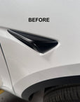 2023+ | Model 3XY Turn Signal Overlay Top Half Style for Hardware 4.0 - Hydro Carbon Fiber Coated (1 Pair)