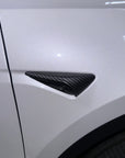 2023+ | Model 3XY Turn Signal Overlay Top Half Style for Hardware 4.0 - Hydro Carbon Fiber Coated (1 Pair)