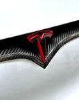 2021+ | Model S Refreshed Front End Inlay - Real Molded Carbon Fiber