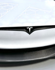 2021+ | Model S Refreshed Front End Inlay - Real Molded Carbon Fiber