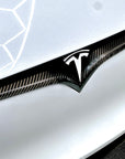 2021+ | Model S Refreshed Front End Inlay - Real Molded Carbon Fiber