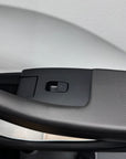 2024+ | Model 3 Front & Rear Lower Door Armrest Overlays (4 Pieces) "Plain Weave" - Real Dry Molded Carbon Fiber