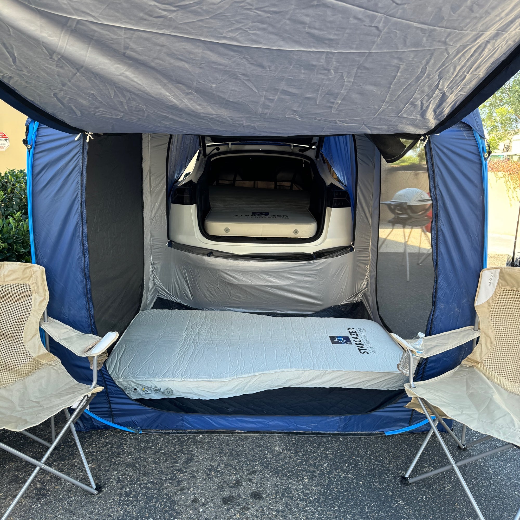 Model S3XY &amp; CT Tesla Camping Tent - Blue