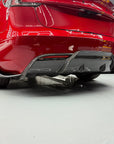 2024+ | Model 3 Futura Replacement Diffuser (3 Pieces) - Real Molded Carbon Fiber