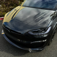 Model X Viento Robot Hood - Dual Layer with Xpel Clear Bra- Dry Molded Carbon Fiber