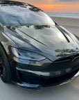 Model X Viento Robot Hood - Dual Layer with Xpel Clear Bra- Dry Molded Carbon Fiber