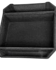 Cybertruck Armrest Storage Tray - ABS Flocked Liner