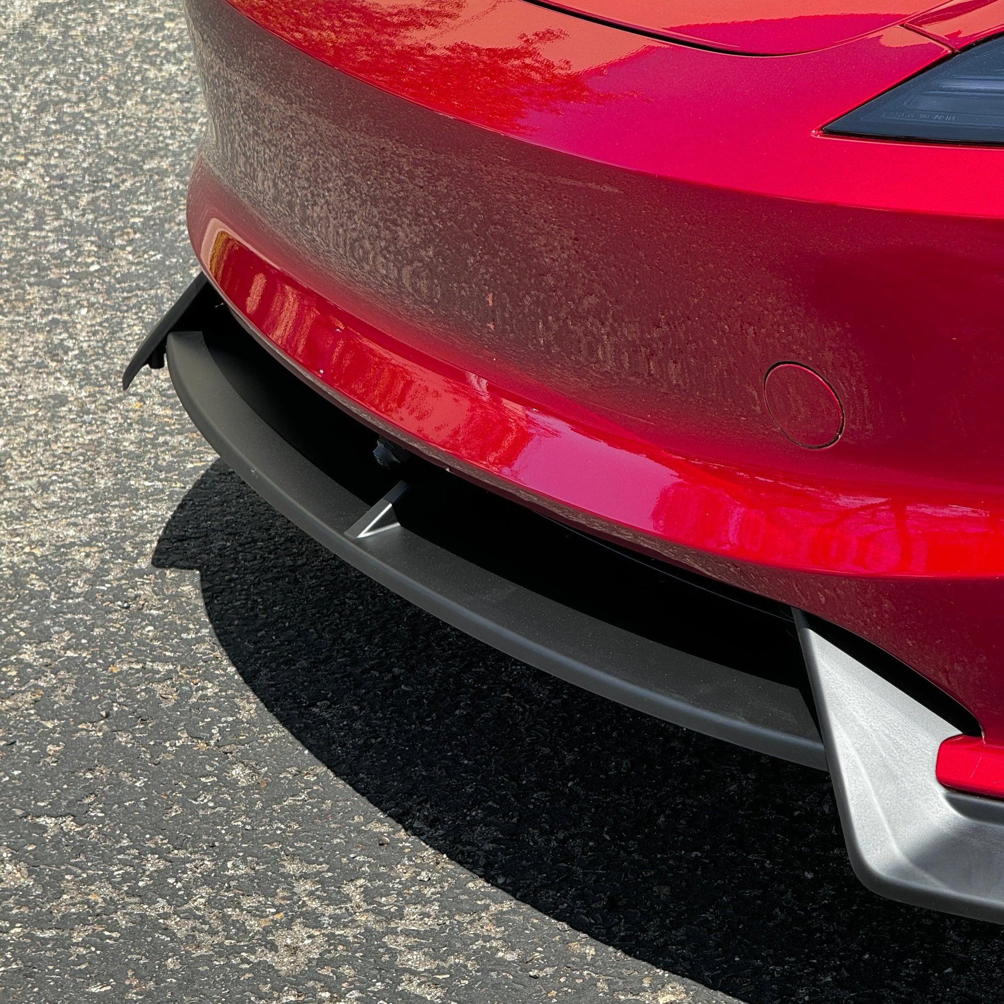 2024+ | Model 3 Front Lip Spoiler ABS Plastic (3 Piece) - Variety*