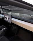 Cybertruck Upper Dashboard Overlay - Real Dry Molded Carbon Fiber