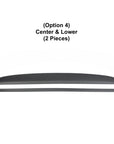 2025+ | Model Y Juniper Refreshed Dashboard Replacement Kit (3 Piece Options) - "Plain Weave" 1x1 Real Dry Molded Carbon Fiber