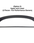 2025+ | Model Y Juniper Refreshed Dashboard Replacement Kit (3 Piece Options) - "Plain Weave" 1x1 Real Dry Molded Carbon Fiber