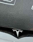 Model S Viento Robot Hood - Dual Layer with Xpel Clear Bra- Dry Molded Carbon Fiber