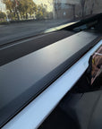 Cybertruck Upper Dashboard Overlay - Real Dry Molded Carbon Fiber