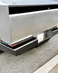 Cybertruck Rear Bumper Protection - Stainless Steel Look