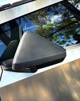 Cybertruck Side View Mirror Cap Overlays - Real Dry Molded Carbon Fiber