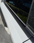 Cybertruck Window Trim Overlays (Glossy Finish) - Real Dry Molded Carbon fiber