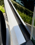 Cybertruck Window Trim Overlays (Glossy Finish) - Real Dry Molded Carbon fiber