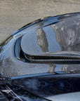 2024+ | Model 3 Highland Serpent Hood - Dual Layer with Xpel Clear Bra- Real Molded Carbon Fiber