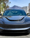 2024+ | Model 3 Highland Serpent Hood - Dual Layer with Xpel Clear Bra- Real Molded Carbon Fiber