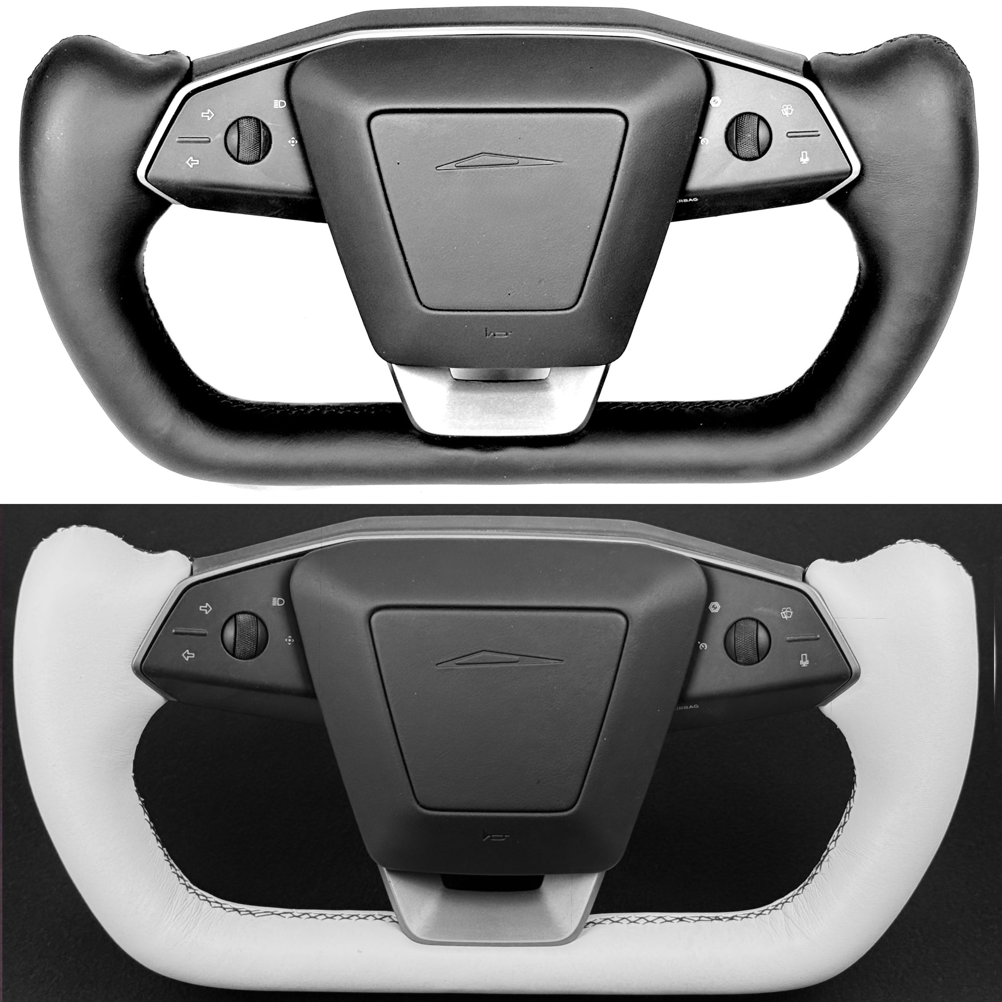 2024+ | Model 3 Highland Refreshed Heated Yoke Steering Wheel Upgrade  - Color / Finish Options