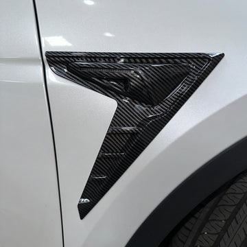 Model 3 & Y Full Cover Turn Signal Cap & Fender Accent Flares ( 1 Pair ) - Carbon Fiber Coated Variety