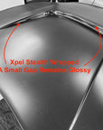 Model Y Viento Robot Hood - Dual Layer with Xpel Clear Bra- Real Molded Carbon Fiber