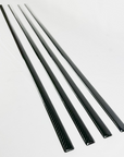 Cybertruck Window Trim Overlays (Glossy Finish) - Real Dry Molded Carbon fiber