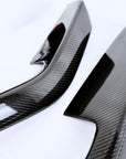 2024+ | Model 3 Front & Rear Door Armrest Overlays (4 Pieces) - Real Dry Molded Carbon Fiber