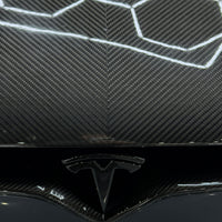 Model X Viento Robot Hood - Dual Layer with Xpel Clear Bra- Dry Molded Carbon Fiber