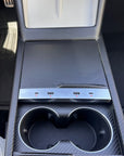 2025+ | Model Y Juniper Refreshed Center Console USB A+C 4 Port Hub Adapter 65W Fast Charger