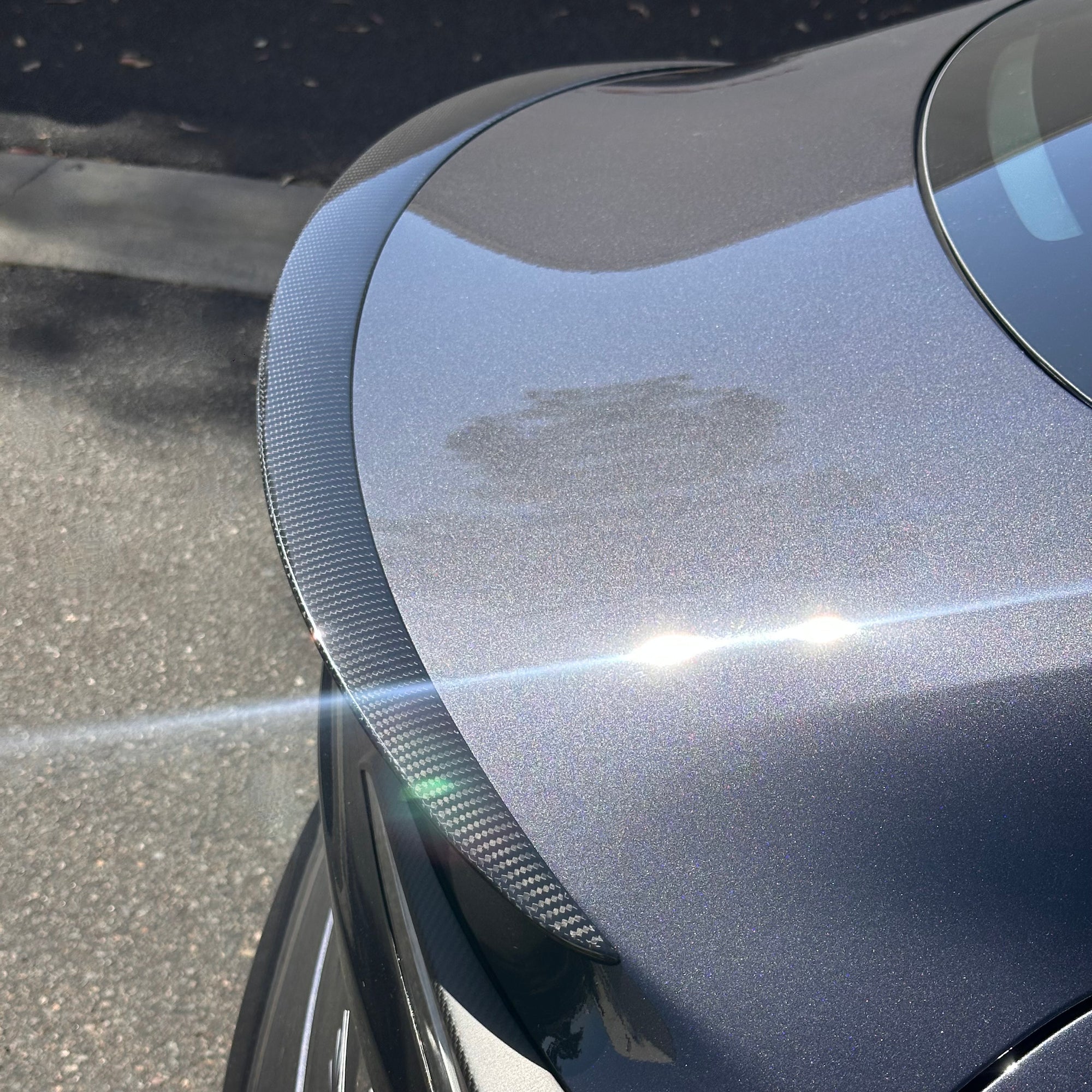 2024+ | Model 3 Blade Spoiler - Real Dry Molded Carbon Fiber