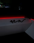 Elon Signature Emblem - Real Molded Carbon Fiber