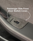 2024+ | Model 3 Alcantara Window & Door Switch Cover (6 Pieces) - Imported from Italy