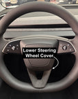 2024+ | Model 3 Alcantara Lower Steering Wheel Accent - Imported from Italy