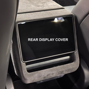 2024+ | Model 3 Alcantara Rear Display Cover - Imported from Italy