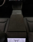 2025+ | Model Y Juniper Refreshed Alcantara Center Console Decal Overlay (3 Pieces) - Imported From Italy